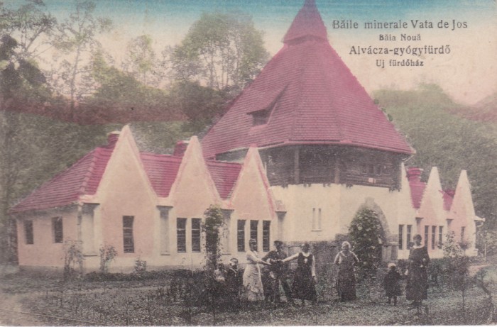 AMS% - BAILE MINERALE VATA DE JOS, BAIA NOUA, 1924 - CIRCULATA