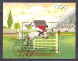 Central African Republic 1983 Sport, perf. sheet, used O.025