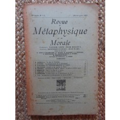 Revue de metaphysique et de moraleJANVIER-JUIN 1953