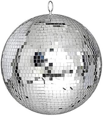 Lge Mirror Glass Disco Ball DJ Dance Acasă Formații de petrecere Club Scenă Ilum foto