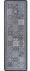 Covor Model Flex 19632, 80, Marime 75 x 200 cm, Gri, Inaltime Fir Tesatura plata, Antialergic, Polipropilena, Bucatarie