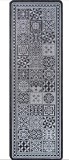 Covor Model Flex 19632, 80, Marime 75 x 200 cm, Gri, Inaltime Fir Tesatura plata, Antialergic, Polipropilena, Bucatarie
