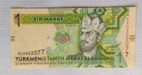 Turkmenistan - 1 Manat (2012)