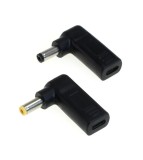 Set adaptor de incarcare USB-C PD OTB pentru laptop compatibil cu ACER / HP / TOSHIBA - 19V (5.5x2.5mm / 5.5x2.1mm)