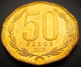 Cumpara ieftin Moneda 50 PESOS - CHILE, anul 2019 *cod 2934 = UNC + luciu batere