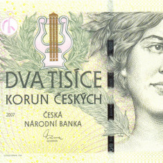 CEHIA █ bancnota █ 2000 Korun █ 2007 █ P-26 █ UNC █ necirculata