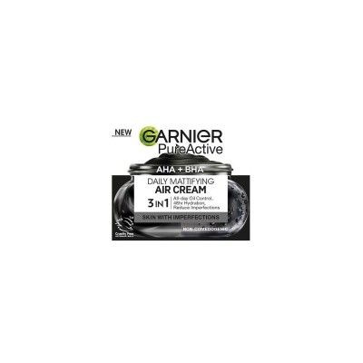 Garnier Pure Active Charcoal Air Cremă matifiantă &amp;icirc;mpotriva imperfecțiunilor 50 ml foto