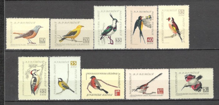 Romania.1959 Posta aeriana-Pasari cantatoare XR.371