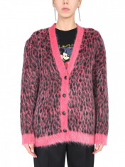 Cardigan dama Cardigan dama SAINT LAURENT LEOPARD JACQUARD CARDIGAN 633897 YATA25860 foto