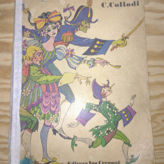 PINOCCHIO - C. Collodi, 1983, carte copii, Editura Ion Creanga
