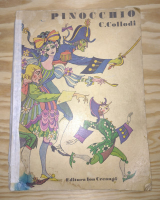 PINOCCHIO - C. Collodi, 1983, carte copii, Editura Ion Creanga foto