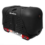 Cutie portbagaj pe carlig TowBox V2 Dog 390L pentru transport animale, negru