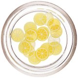 Cumpara ieftin Lăm&acirc;i tăiate pentru decorarea unghiilor - galbene, INGINAILS