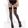 Ciorapi Sexy Fini, Negru, S/M, Obsessive