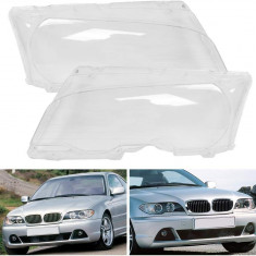 Set 2 Buc Sticla Far Dreapta + Stanga Am Bmw Seria 3 E46 1998-2003 Coupe / Cabrio Non Facelift HB010