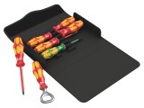 Kit șurubelnițe izolate 1kVAC pătrat și plată cu etui