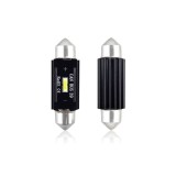 Set becuri auto cu LED CANBUS sofit C5W 1 SMD 39mm Alb 12/24V AM02443., Universal