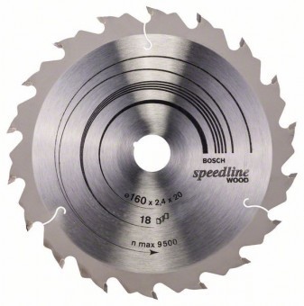 Disc pentru lemn Speedline Wood 160x20 Z18 foto