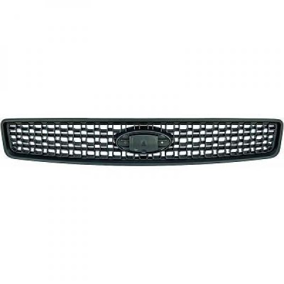 Grila radiator Ford Fusion (Jus), 09.2005-2012, 1521991, 325805-1, cu rama cromata foto