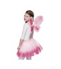 Costum Zana Fetite cu Aripi si Fusta Tutu Roz Carnaval Petrecere Copii Set Poliester Universala