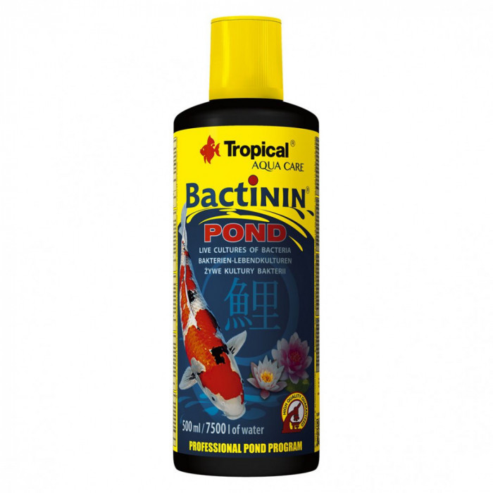 BACTININ POND 500ml / 7500L - preparat bacterian pentru iazuri noi