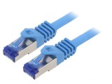 Cablu Patch S/FTP Cat6a LSZH Albastru 3m, Logilink
