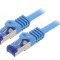 Cablu Patch S/FTP Cat6a LSZH Albastru 3m