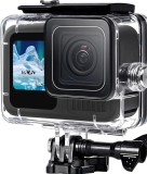 Cumpara ieftin Carcasa subacvatica, Surewo, compatibila GoPro Hero 13, adancime maxima 60 metri, ultra-transparenta
