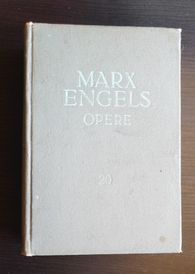 KARL MARX / FRIEDRICH ENGELS: Opere, vol. 20 - Anti-Duhring, Dialectica naturii foto