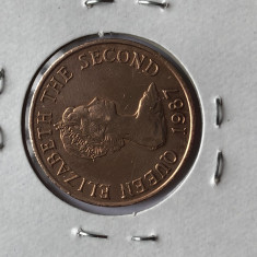 P568 JERSEY 2 PENCE 1987 foto