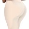 Colanți modelatori, Body modelator cu efect push-up, corset &amp; pernuțe pentru șolduri - XS-S, Negru