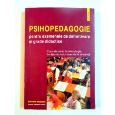 PSIHOPEDAGOGIE PENTRU EXAMENELE DE DEFINITIVARE SI GRADE DIDACTICE de BOGDAN BALAN...TIBERIU RUDICA , 1998