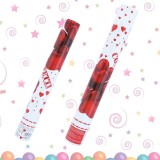 Tun Confetti Petale Trandafiri Rosii 40cm - Decor Nunta, Botez, Petrecere - Aer Comprimat