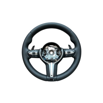 Volan sport piele compatibil cu modelele BMW Seria 1 F20 Seria 2 F22 F45 F87 Seria 3 F30 F34 Seria 4 F32 F36 F82 F83 X5 F15 X3 F25 Cod: OCH-09 foto