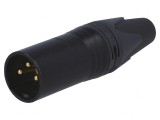 Mufă XLR Tată 3 Pin Drept pentru Lipire, Neutrik