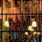 Perdea de lumini microLED, 20 fire/20 LED, alb rece, de exterior