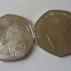 GIBRALTAR █ MONEDE COMEMORATIV █ 50 Pence █ 2020 █ SKYWALK █ UNC