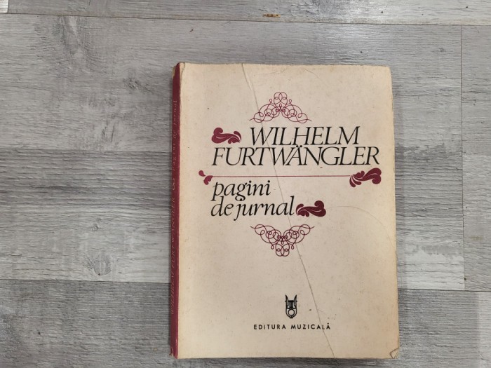 Pagini de jutnal de Wilhelm Furtwangler