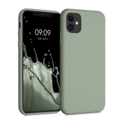 Husa pentru Apple iPhone 11, Silicon, Verde, 50791.172, kwmobile foto