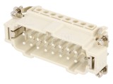 Conector HDC inserturi contact tată 16A