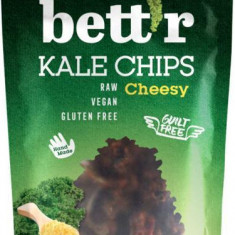 Chips din kale cu aroma de branza raw fara gluten Bio, 30g, Bettr