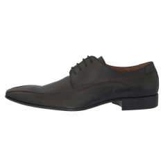 Pantofi barbati, din piele naturala, marca Gatta, 4390-1, negru 41 foto