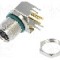 Conector M8, 3 pini, clasa etanseitate IP68, AMPHENOL - M8S-03PFFR-SF8001