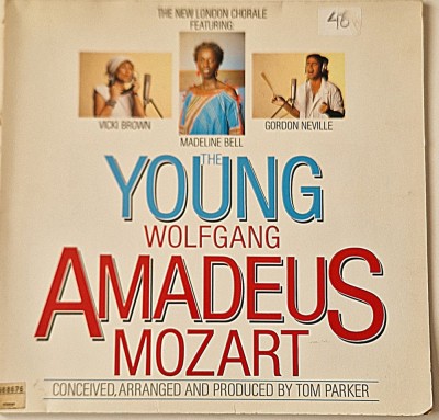 The New London Chorale &amp;lrm;&amp;ndash; The Young Wolfgang Amadeus Mozart _ VG+ / VG+ vinil, LP, disc muzica pop _ RCA, Olanda, 1986 foto