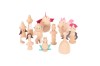 Set 10 figurine din lemn lumea basmelor, Tickit