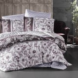 Lenjerie de pat satin clasy king size (mocha v1)