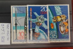 TS21 - Timbre serie DDR 1978 Mi2310-12 Cosmos