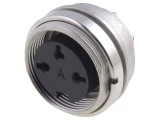 Conector M16 Soclu Mamă 3 PIN 5A 300V IP40 0.5mm2