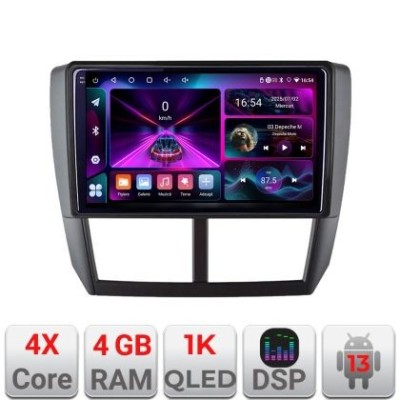 Navigatie Subaru Forester 2007-2013 A-SU01 4+64 InCell Display 1K Android Waze USB Navigatie Internet Youtube Radio CarStore Technology foto