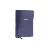 Nkjv, Foundation Study Bible, Large Print, Leathersoft, Blue, Red Letter, Thumb Indexed, Comfort Print: Holy Bible, New King James Version